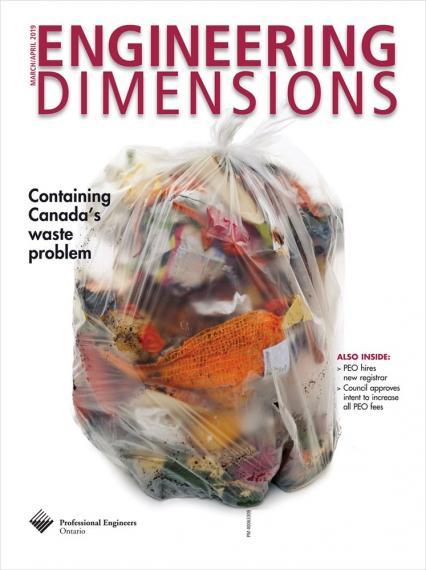Cover of 'Engineering Dimensions' publication