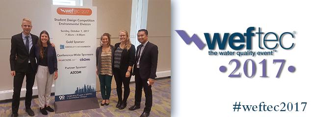 U of Guelph Wins for Stormwater Design Competition at WEFTEC 2017