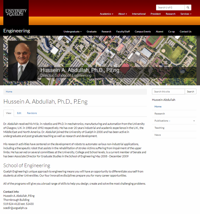 Hussein Abdullah Personal Site